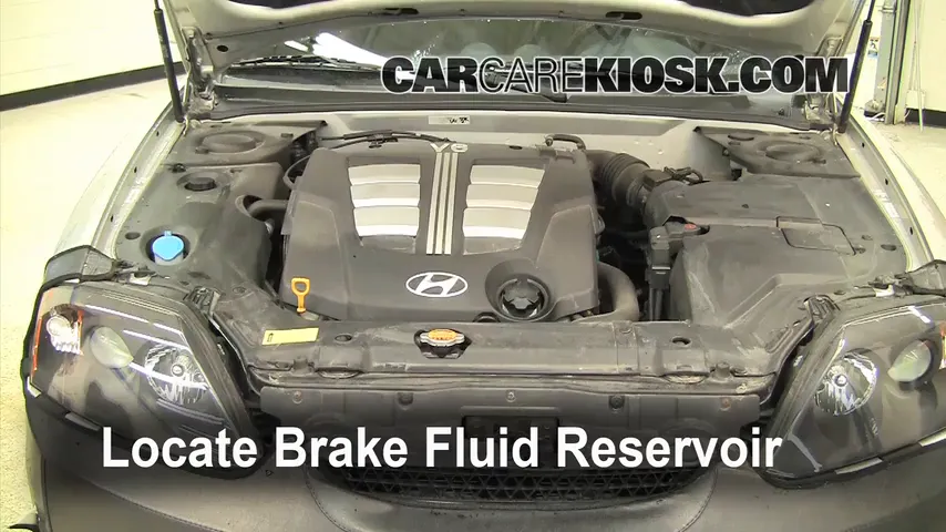 2005 Hyundai Tiburon GT 2.7L V6 Brake Fluid